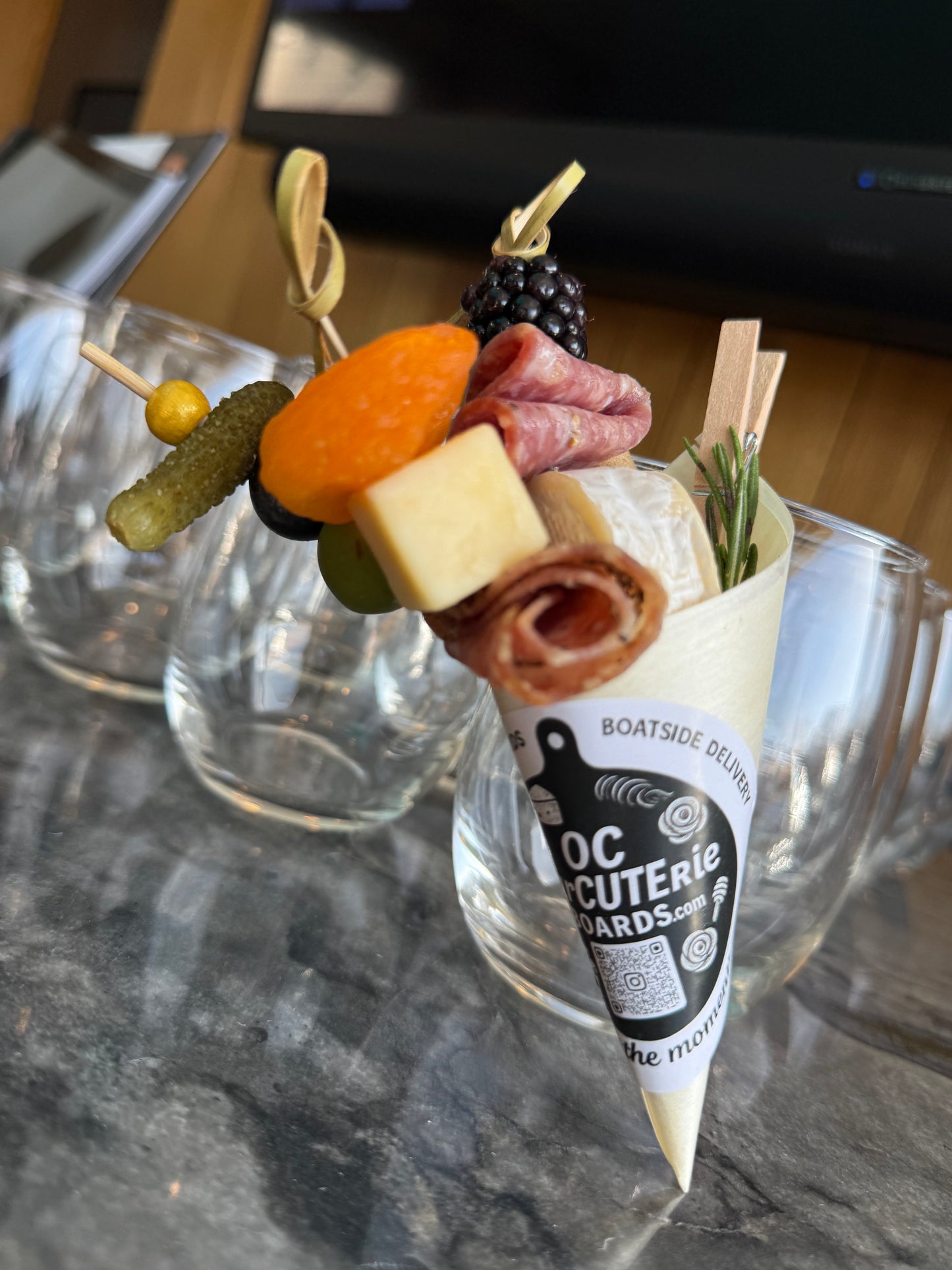 Mini Charcuterie Cones