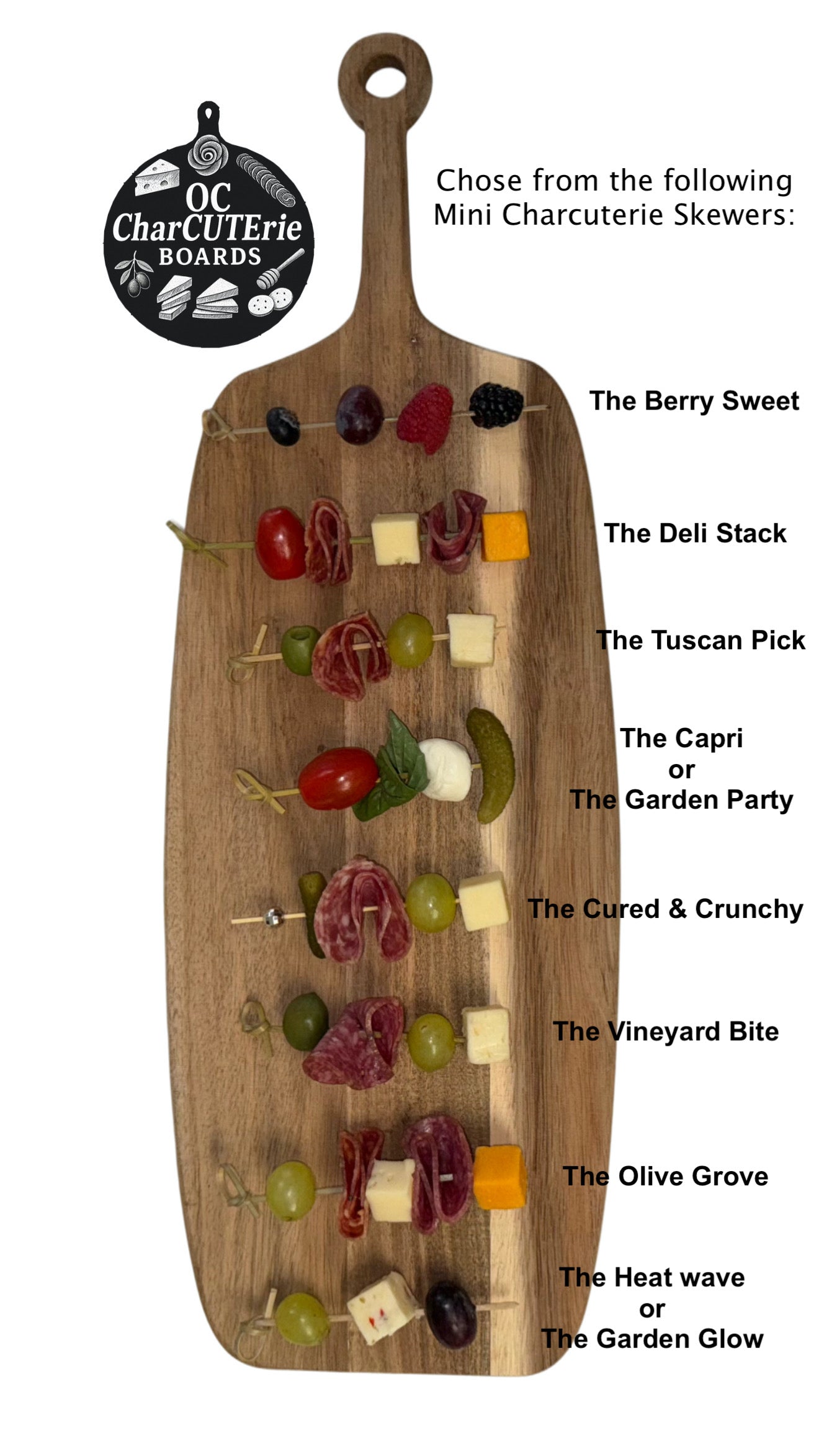 Mini Charcuterie Skewers