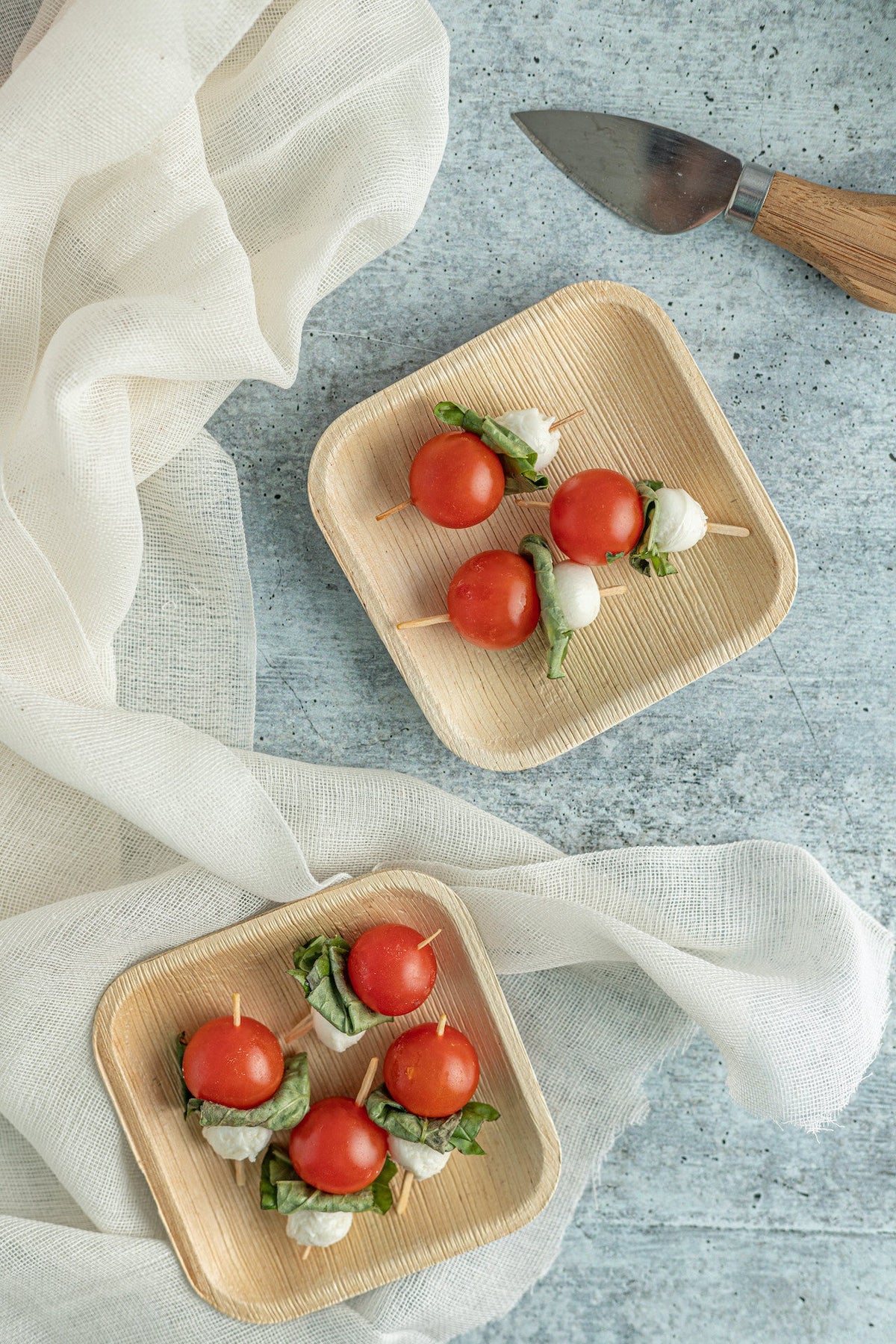 Standard Package cutlery — mini bamboo plate