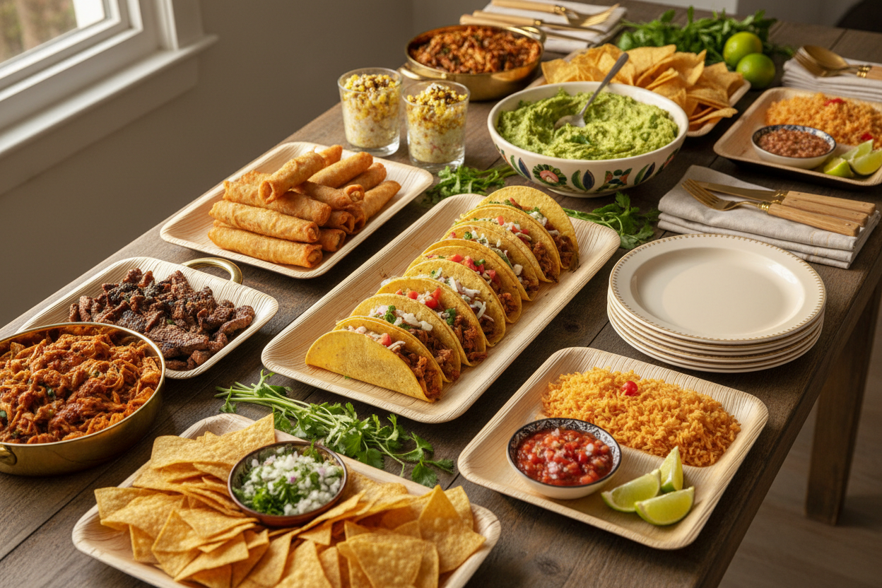 Mexican Grazing Table Taco Bar Catering