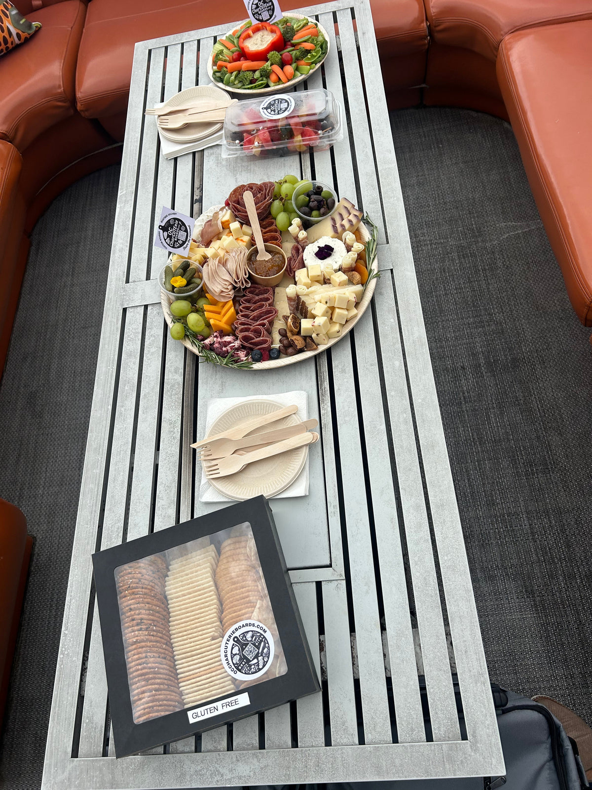 Gluten-free crackers assortment — OC Charcuterie Boards Newport Beach