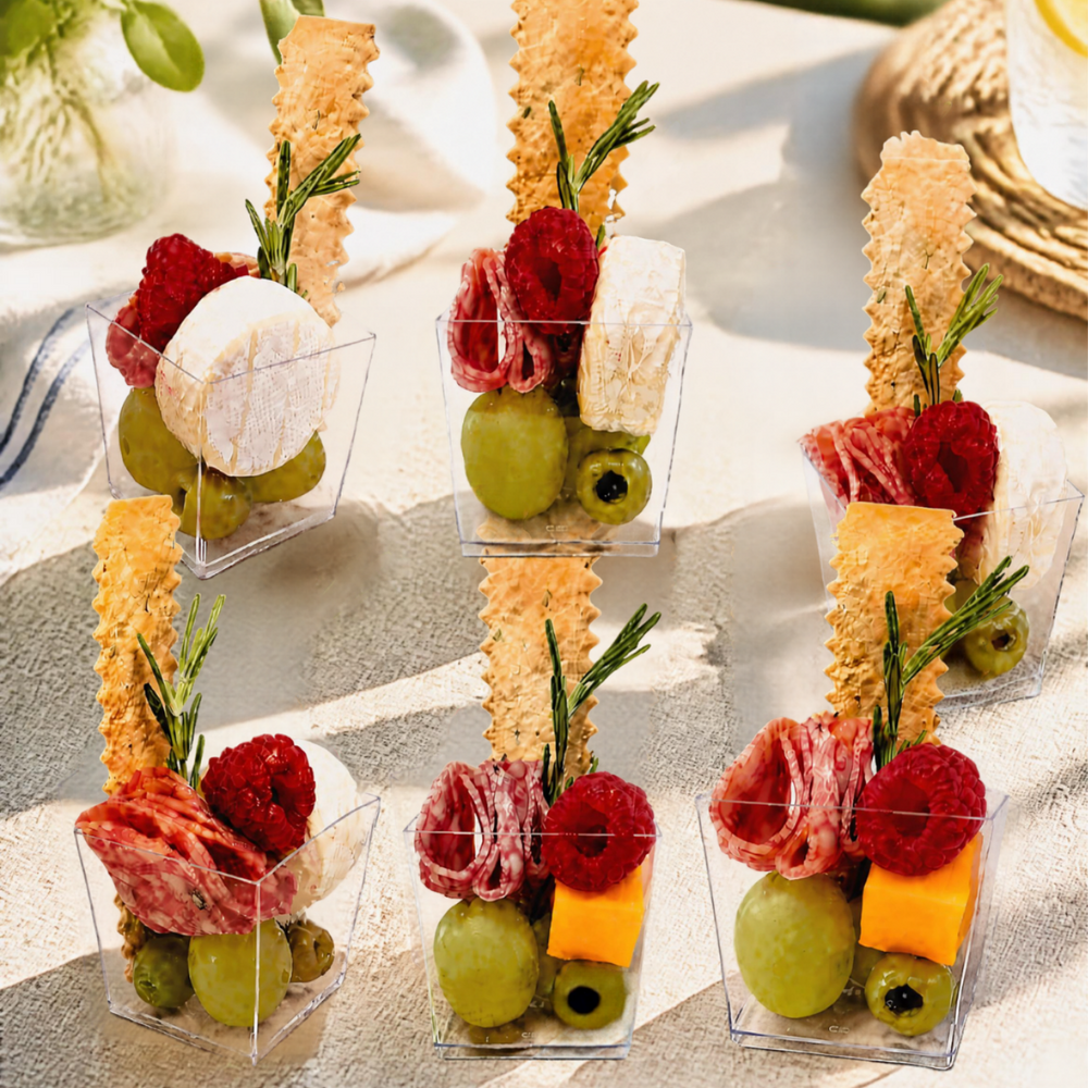 Petite Cups | Individual Charcuterie & Crudité
